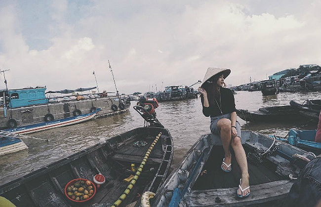 Sắc màu của những khu chợ nổi có tiếng ở Cần Thơ