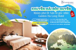 KHUYẾN MÃI ĐỘC QUYỀN: Golden Ha Long Hotel 4 sao chỉ còn 705k