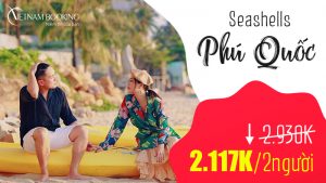 Nghỉ hè chất, giá ngây ngất tại Seashells Phú Quốc 5 sao giá 2117K/2 người
