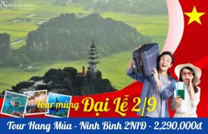 Tour du lịch Ninh Bình Hang Múa 2 ngày 1 đêm | Hoa Lư – Tam Cốc – Hang Múa – Tràng An