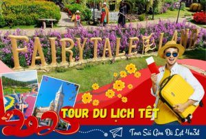 Tour Sài Gòn Đà Lạt 4 ngày 3 đêm từ TPHCM: Chuồn Chuồn Bistro & Coffee, Nhà thờ Domaine De Marie, Fairytale Land