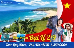 Tour Quy Nhơn Tuy Hòa 4 ngày 3 đêm | Kỳ Co – Eo Gió – Bãi Xép – Ghềnh Đá Đĩa