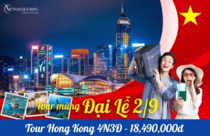 Tour Hongkong 4N3Đ Freeday | Đại Lộ Ngôi Sao – Vịnh Nước Cạn – Đỉnh Thái Bình | KS 4*
