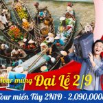 Tour Mỹ Tho Bến Tre Cần Thơ 2 ngày 1 đêm | Chùa Vĩnh Tràng – Cù Lao Thới Sơn – Chợ nổi Cái Răng