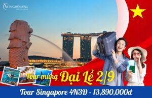 Tour Singapore 4N3Đ: Đảo Sentosa – Merlion Park – Garden By The Bay