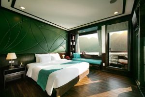 Combo 2N1Đ Du thuyền Peony Cruises Lan Hạ – Hạ Long 5 sao + vé máy bay