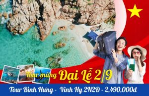 Tour Bình Hưng – Vĩnh Hy 2N2Đ: Khám phá thiên đường biển đảo, Tiệc hải sản, giá ưu đãi